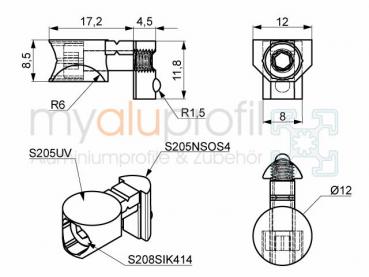 Universal connector set 5 I type